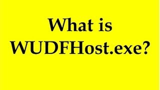 What is WUDFHostexe [upl. by Eseyt]