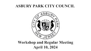 Asbury Park City Council Meeting  April 10 2024 [upl. by Creedon]