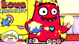 Messiest Moments  Love Monster  CBeebies‌ [upl. by Fiel170]