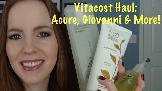 Vitacost Haul Acure Organics Giovanni amp More [upl. by Hickey369]