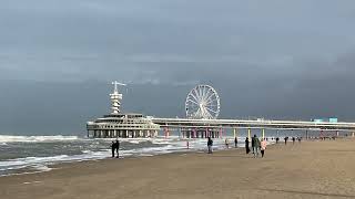 Scheveningen Beach  Den Haag  Netherlands  Niederlande  Winter [upl. by Nitsud162]