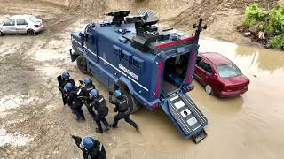 EUROSATORY 2024  Live demonstration of the Mobile Gendarmerie [upl. by Hanad489]