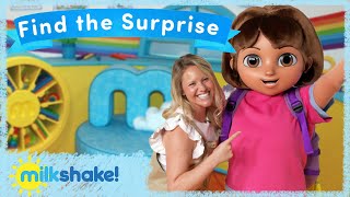 Milkshake Studio Games  Find the surprise  Olivia and DORA [upl. by Tija]