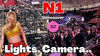 Fans WENT WILD when Cameras SPOTTED at Taylor Swifts Final Eras Tour in Vancouver [upl. by Oirad]