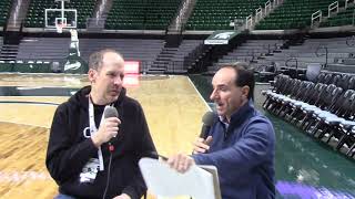 VCast Talking Michigan State hoops win over Oakland football recruiting momentum [upl. by Berner]