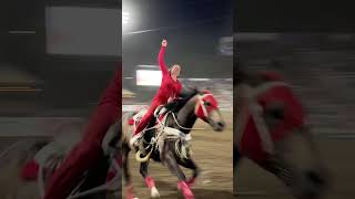 The best trick riders in the business rodeos cowgirl tricks show [upl. by Bari]