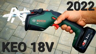 Bosch KEO 18V aku chvostová píla pre kutila a záhradkára Power For ALL ALLIANCE systém [upl. by Engvall607]