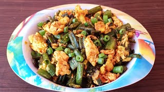 spring onions egg fry recipe FreshampTasty [upl. by Yhtorod]