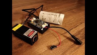 Testing 5W Laser Module from eBay [upl. by Nelram853]