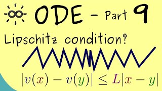 Ordinary Differential Equations 9  Lipschitz Continuity [upl. by Elfrida436]