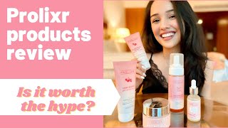 PROLIXR perfect skin all the products unboxing and review  skincare  ZEEL PARMAR [upl. by Denie]