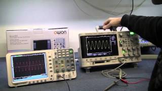 MF8 Owon 7102v and Agilent DSOX2014A oscilloscope [upl. by Yknarf276]