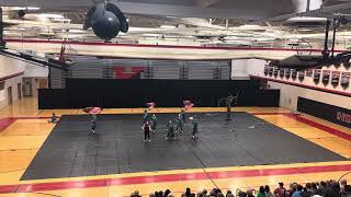 Carlisle High School Color Guard Competition at Hempfield031624 [upl. by Nylidnarb]