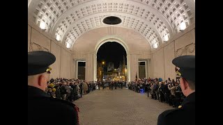 Highland Cathedral Ypres Surrey Pipes amp Drums  10112021 [upl. by Egroj]