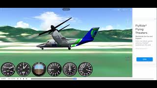 Landing Every Aircraft In GeoFS  AgustaWestland AW609 [upl. by Lachman]