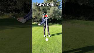 Sway Drill golf golfing golftips golfdrills golfcoach golfinstruction golfpractice golfers [upl. by Aihsenat800]