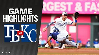 Rays vs Royals Game Highlights 7424  MLB Highlights [upl. by Idnahs]