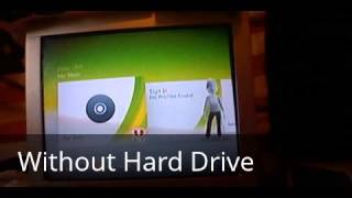 With and Without Hard Drive Xbox 360 [upl. by Leola343]