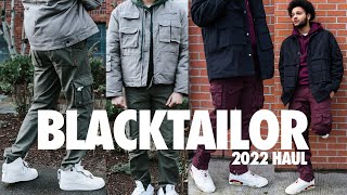 BLACKTAILOR CARGO PANTS HAUL 2022  2 OUTFITS How to Style [upl. by Lorien]