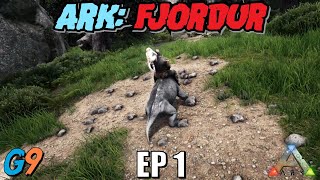 Ark Survival Evolved  Fjordur EP1 Getting Started [upl. by Fiore911]