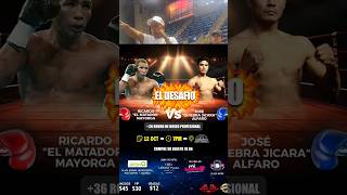 Ricardo Mayorga Vs José Quiebra Jicara Alfaro en polideportivo Alexis Arguello [upl. by Shewmaker]