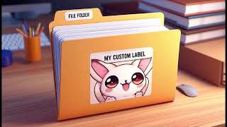 How to create and print file folder labels [upl. by Fortna]