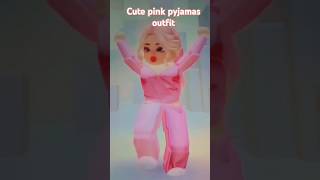 Cute pink pyjamas outfit💓 roblox outfit idea [upl. by Araid]