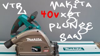 40v Makita Plunge Saw GPS01 Review 🤐 VOICELESS TOOL REVIEWS Makita SP001G [upl. by Ivo]