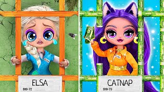 Pobre Elsa e Rica CatNap na prisão 31 LOL OMG Hacks [upl. by Jasik]