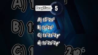 Electron Configuration  Beryllium [upl. by Docilla]