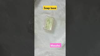 natural glycerine soap base soapbase soap meesho best viral under1000rs [upl. by Ariahay]