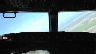 WestJet 737800 Landing Calgary International jump seat [upl. by Jeffrey]