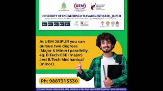 UEM Jaipurs Impressive Placement Record [upl. by Eisen]