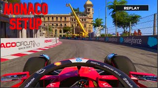 F1 24 Monaco Hotlap  Setup 108473 [upl. by Abner]