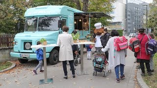 Erste Roadshow für Schulessen von GOURMET Kids in Salzburg [upl. by Jodie]