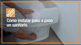 Cómo instalar paso a paso un sanitario  Baños  The Home Depot Mx [upl. by Ayik]