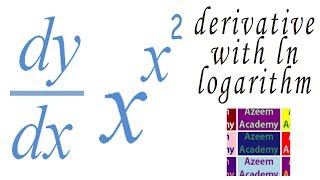 How to Find derivative of logarithm  ln rule ddx lnx  ddx xx2 [upl. by Civ564]