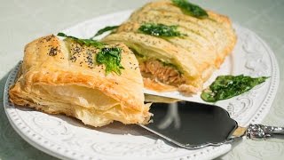 Receta Salmón Wellington [upl. by Corvese]