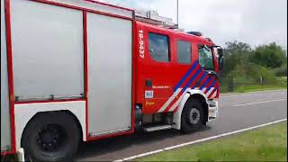 Rijopleiding P1 189437 brandweer Vakbekwaamheid met spoed in Papendrecht [upl. by Ahl]