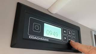 Control panel demonstration in a Coachman [upl. by Detta62]