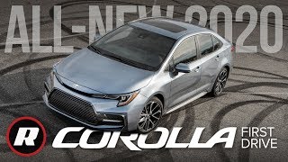 2020 Corolla First Drive Toyotas No1 sedan gets better in almost every way  Review [upl. by Atterual]