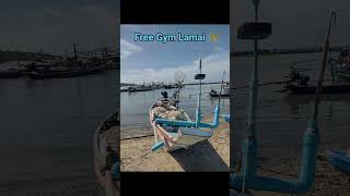 Lamai Koh Samui 🌴 Free Island Gym 🏋️‍♀️🏋️‍♂️ thailand gym lamaibeach islandlife kohsamui [upl. by Saraann]