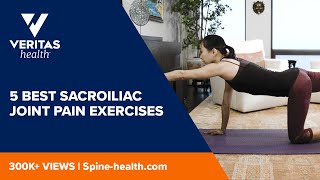 5 Best Sacroiliac Joint Pain Exercises [upl. by Einattirb]