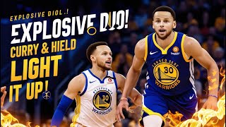 Explosive Duo Stephen Curry amp Buddy Hield Light It Up 🔥  Warriors Backcourt Highlights [upl. by Ojillib]