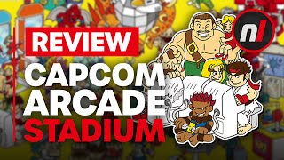 Capcom Arcade Stadium Nintendo Switch Review  Is It Worth It [upl. by Lekcar]