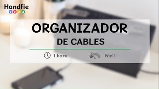 Cómo hacer un organizador de cables con una caja · Handfie DIY [upl. by Esille223]