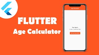 Age Calculator app with Flutter  Flutter App  Speed Code [upl. by Howes442]