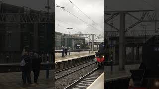 LMS Black Five No44871 Passing through Stafford￼ station train [upl. by Nivrek]