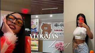 VLOGMAS DAY 1  going to Tokyo kuma going on a self date new car soon [upl. by Cris740]