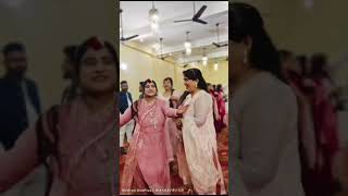 Ay Dil laya hai bahar ♥️ song family video ytshorts wedding familysong [upl. by Siriso]